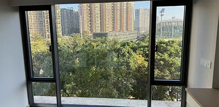 Patio window wall in Guangzhou China