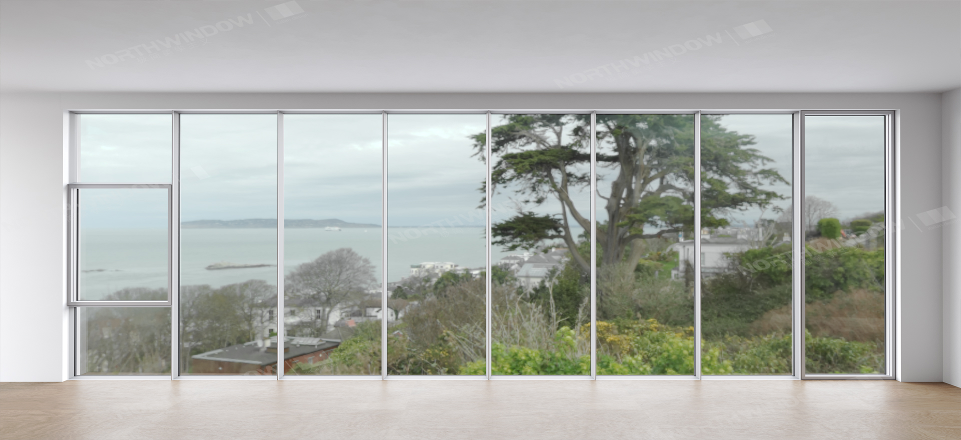 NorthWindow Yu Series Minimal Curtain Wall Windows